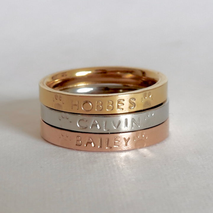 Fur Baby Personalized Ring