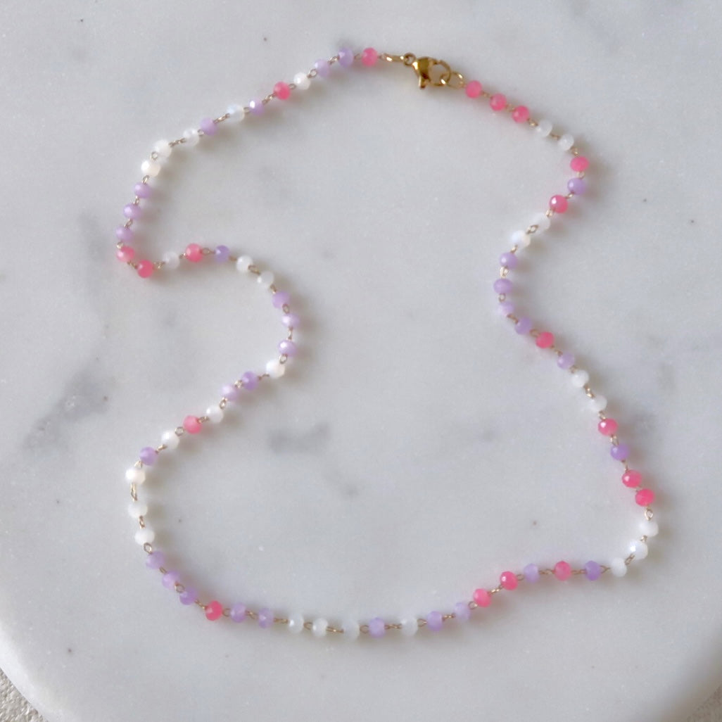 Micro Crystal Necklace Unicorn