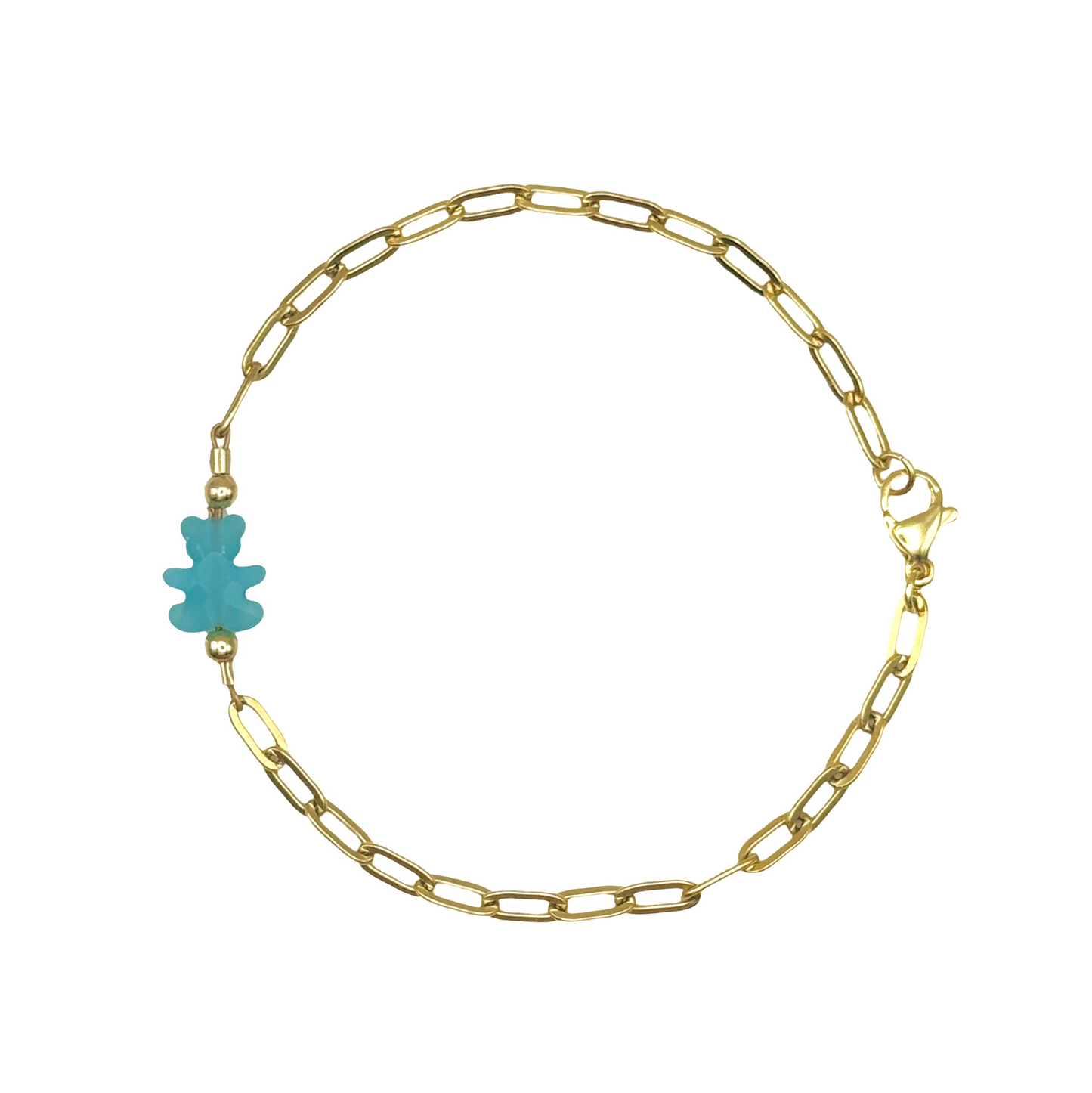 Bearly Awake crystal bear bracelet