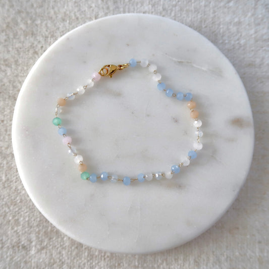 Micro Crystal Bracelet Seafoam