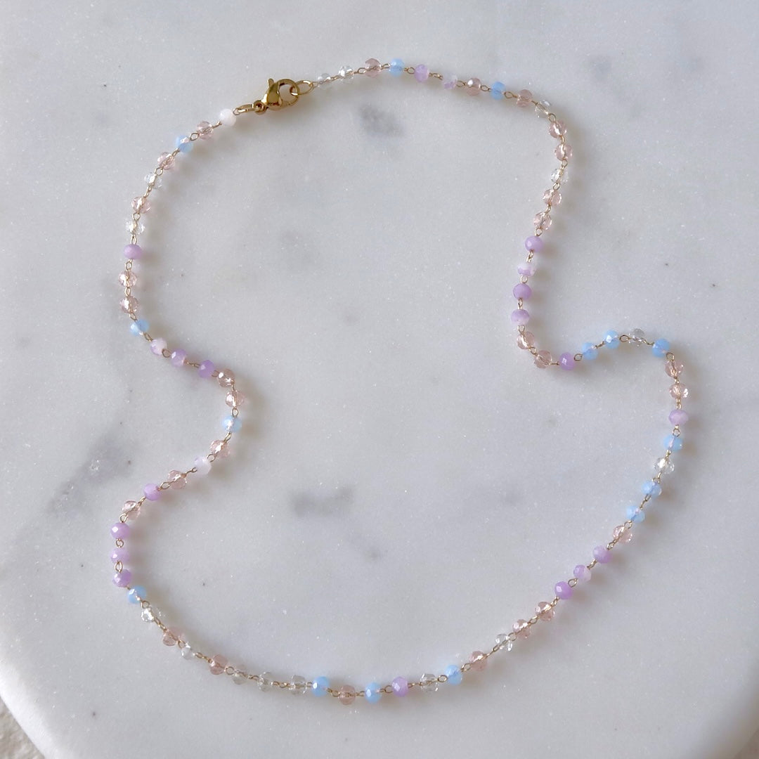 Micro Crystal Necklace Twilight