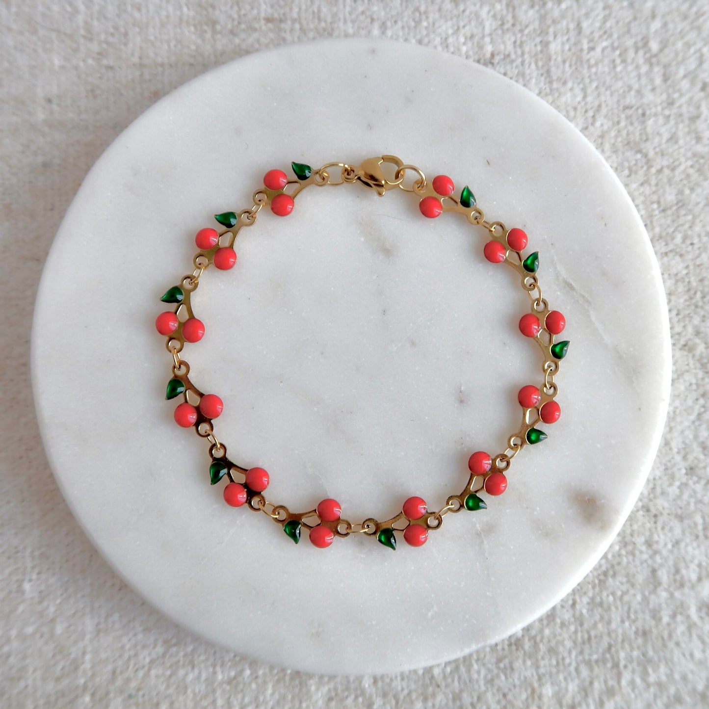 Cherry on Top Bracelet Red Cherry