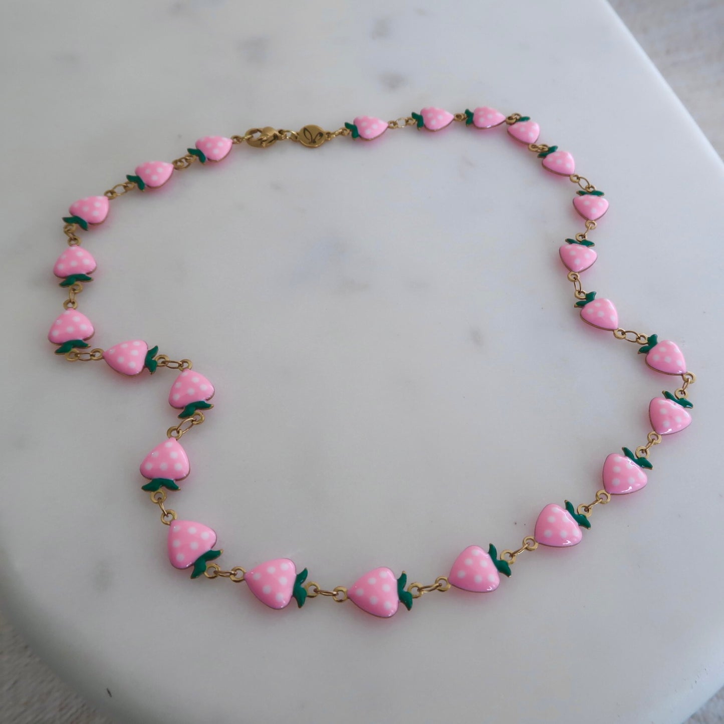 Berry Sweet Necklace Pink Berries
