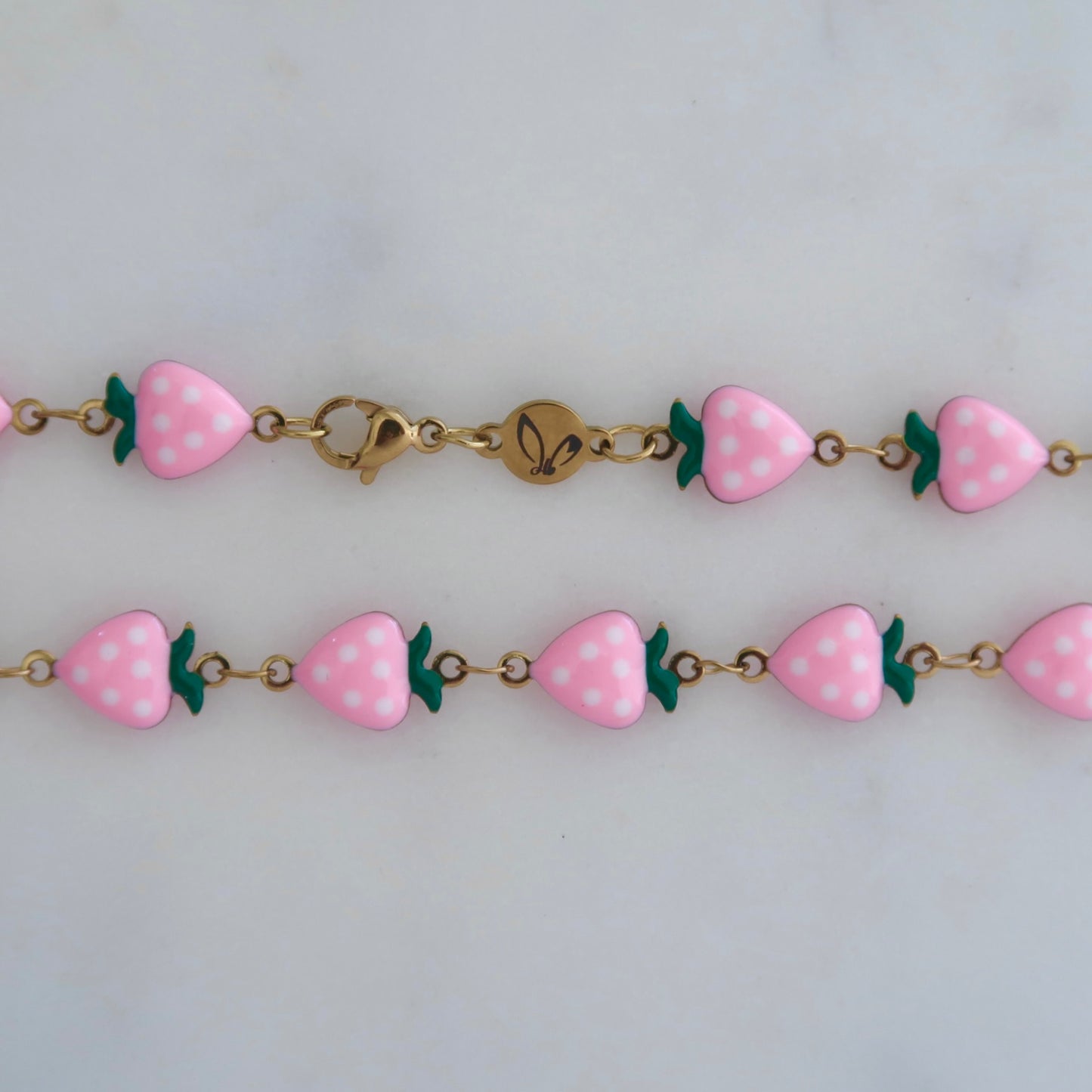 Berry Sweet Necklace Pink Berries