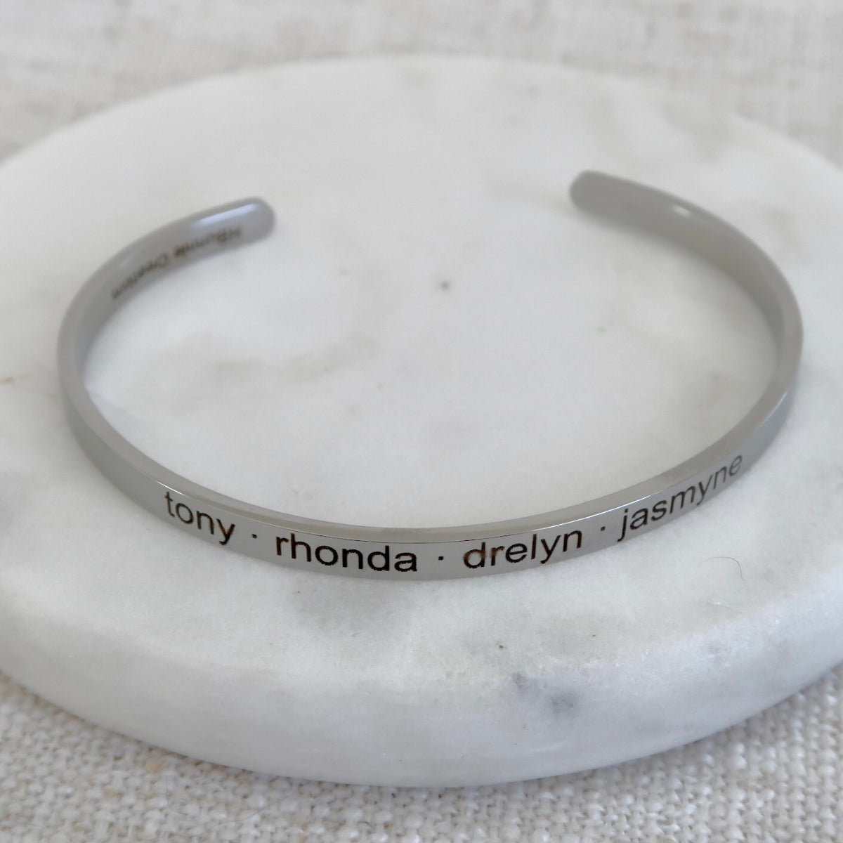 Engraved Name Bangle