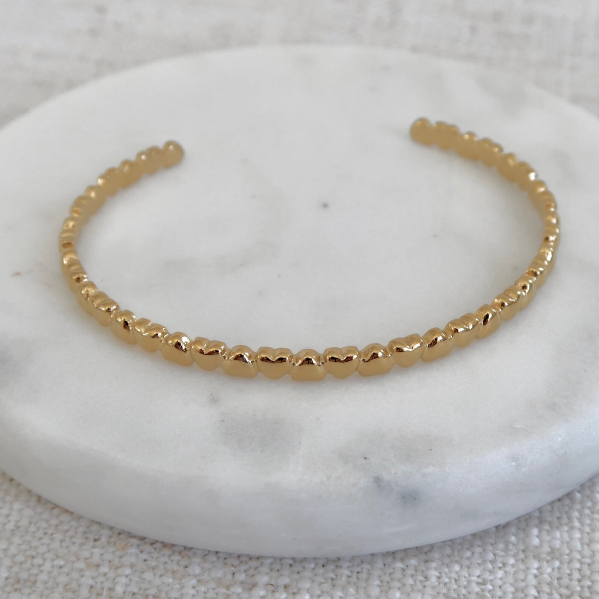 Stackable Hearts bangle