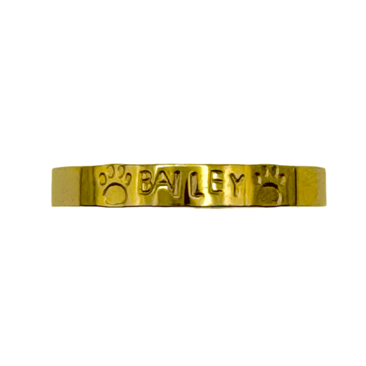 Fur Baby Personalized Ring