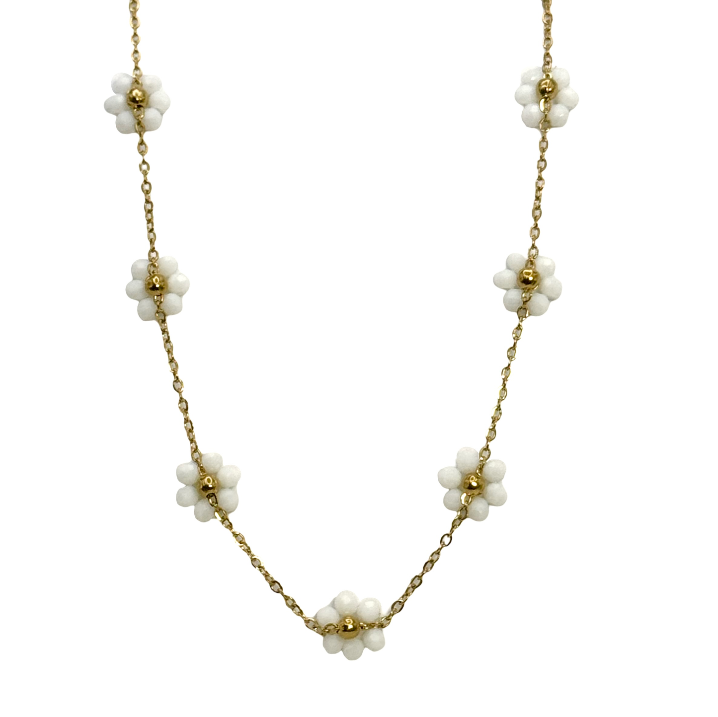 Floating Daisy Necklace