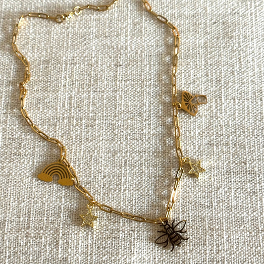 Bee Kind Charm Necklace