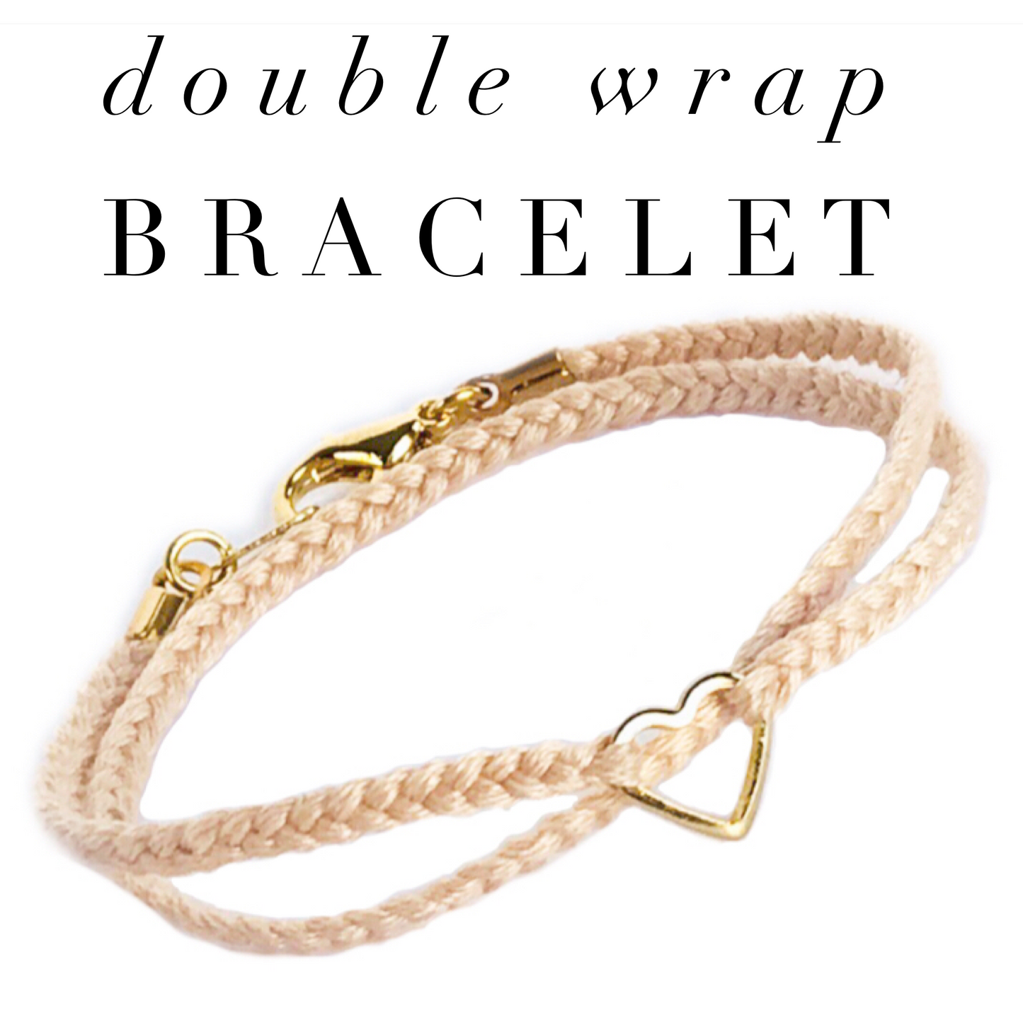 Double Wrap P.S. I Love you bracelet