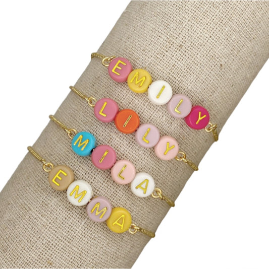Pop of Color Personalized bracelet