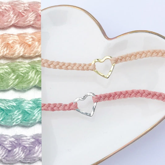 Gold String of Hearts Bracelet – HBunnie Creations